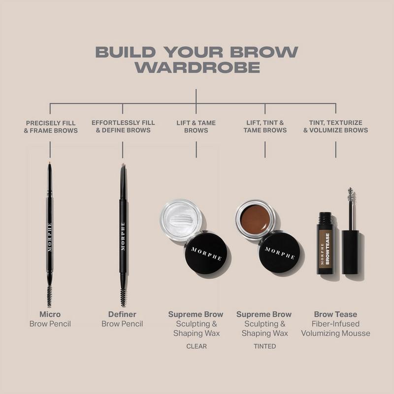 Morphe Brow Tease Fiber-Infused Volumizing Mousse #9