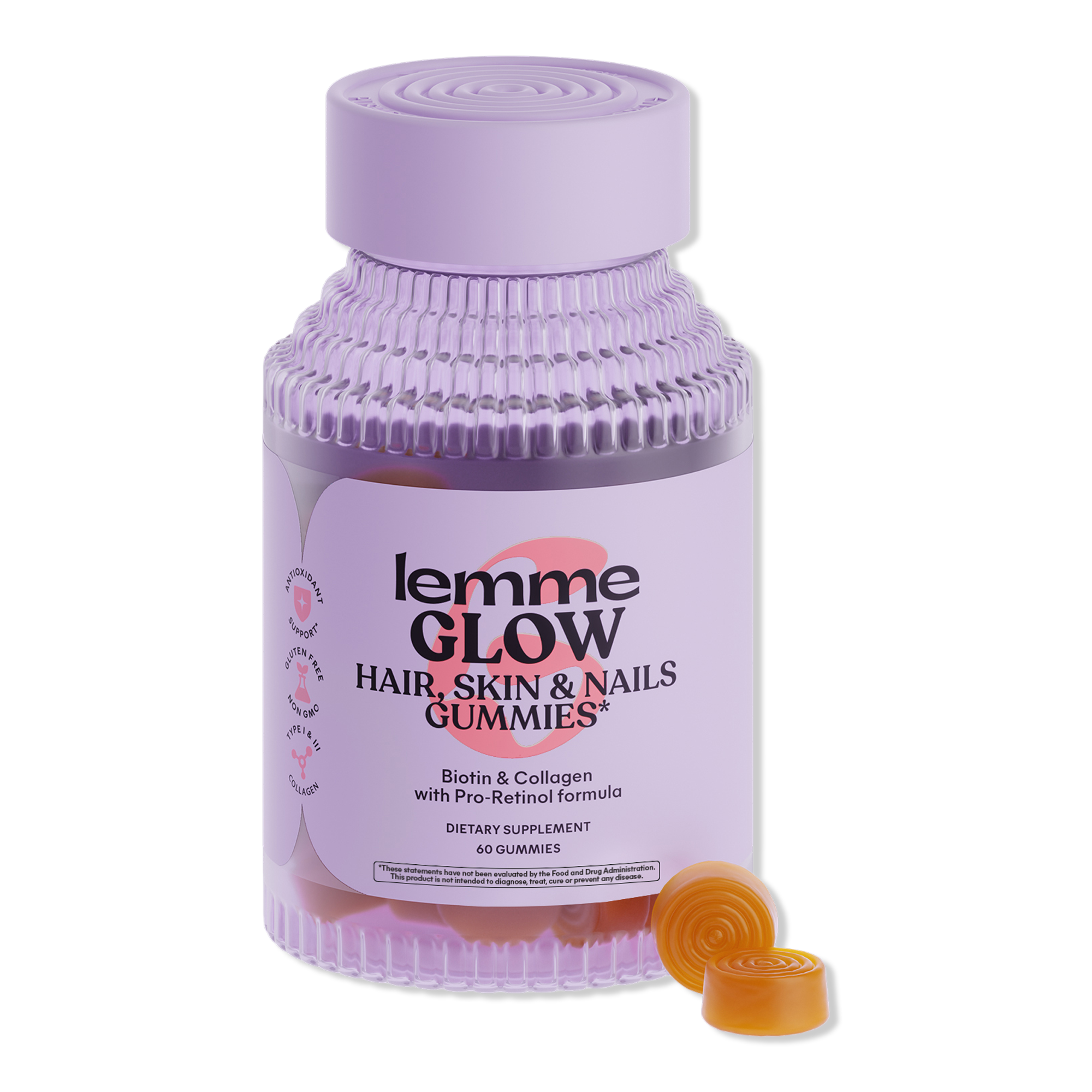 Lemme Glow: Hair, Skin & Nails Gummies #1