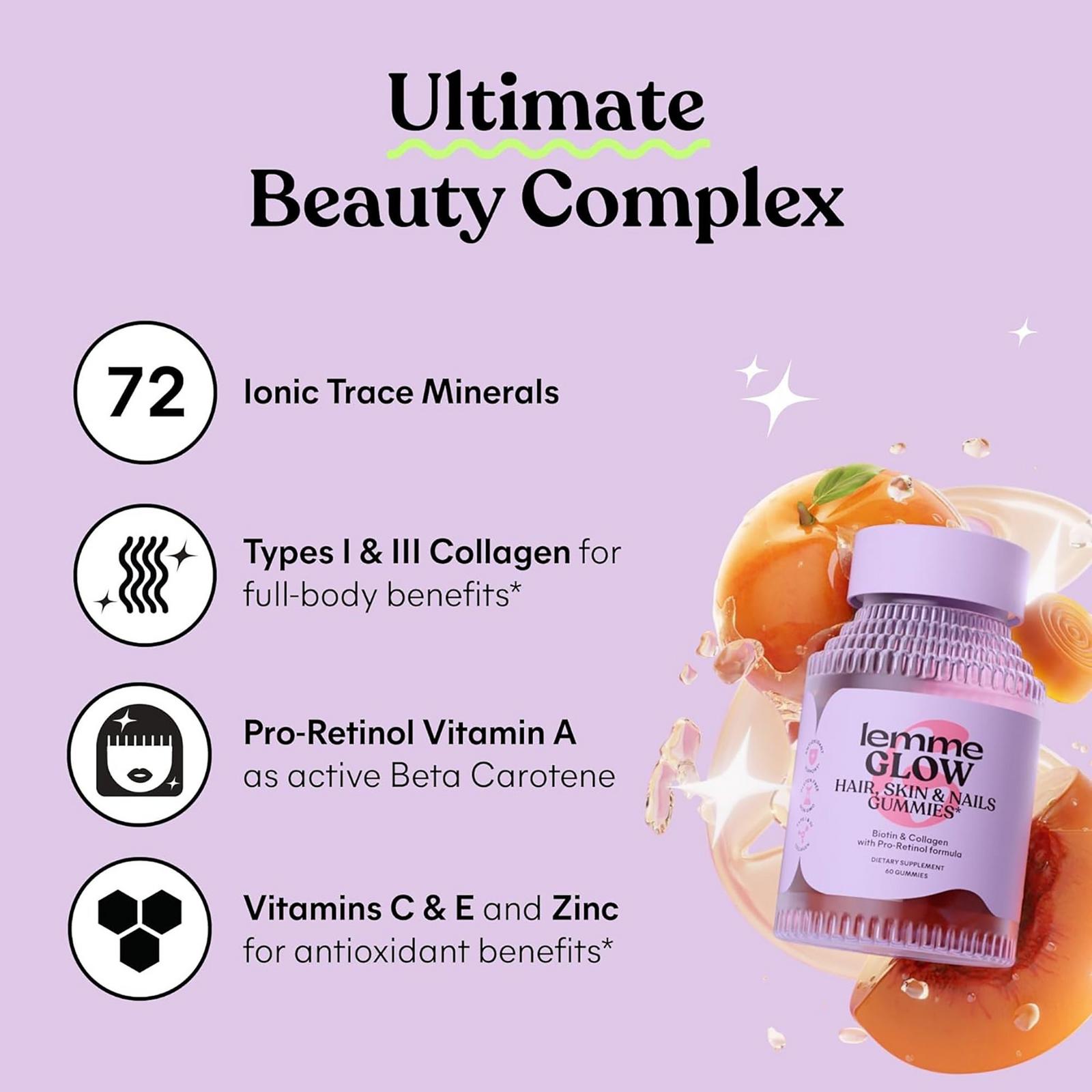 Glow: Hair, Skin & Nails Gummies