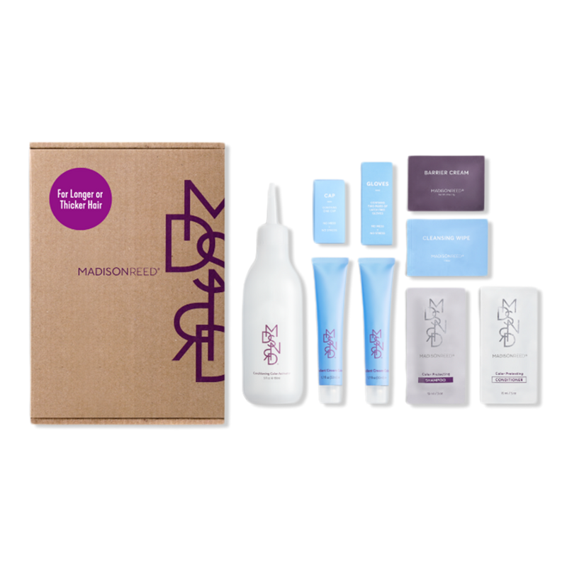 ラテール Oil in Hair Color Treatment 6本セット Madison Reed - 6NGV Tuscany Brown Radiant Hair Color Kit Plus