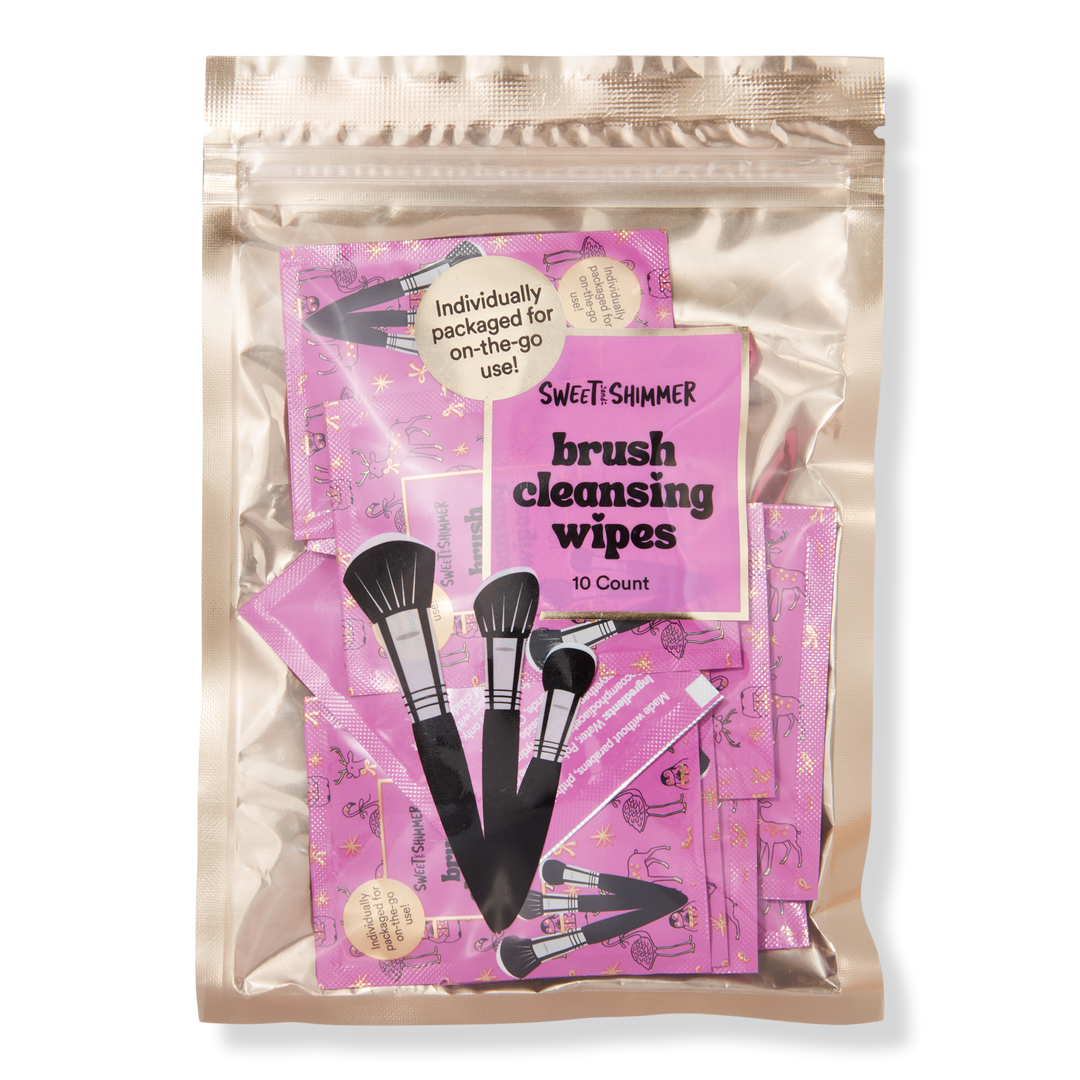 Sweet & Shimmer Makeup Brush Cleaning Wipes #1