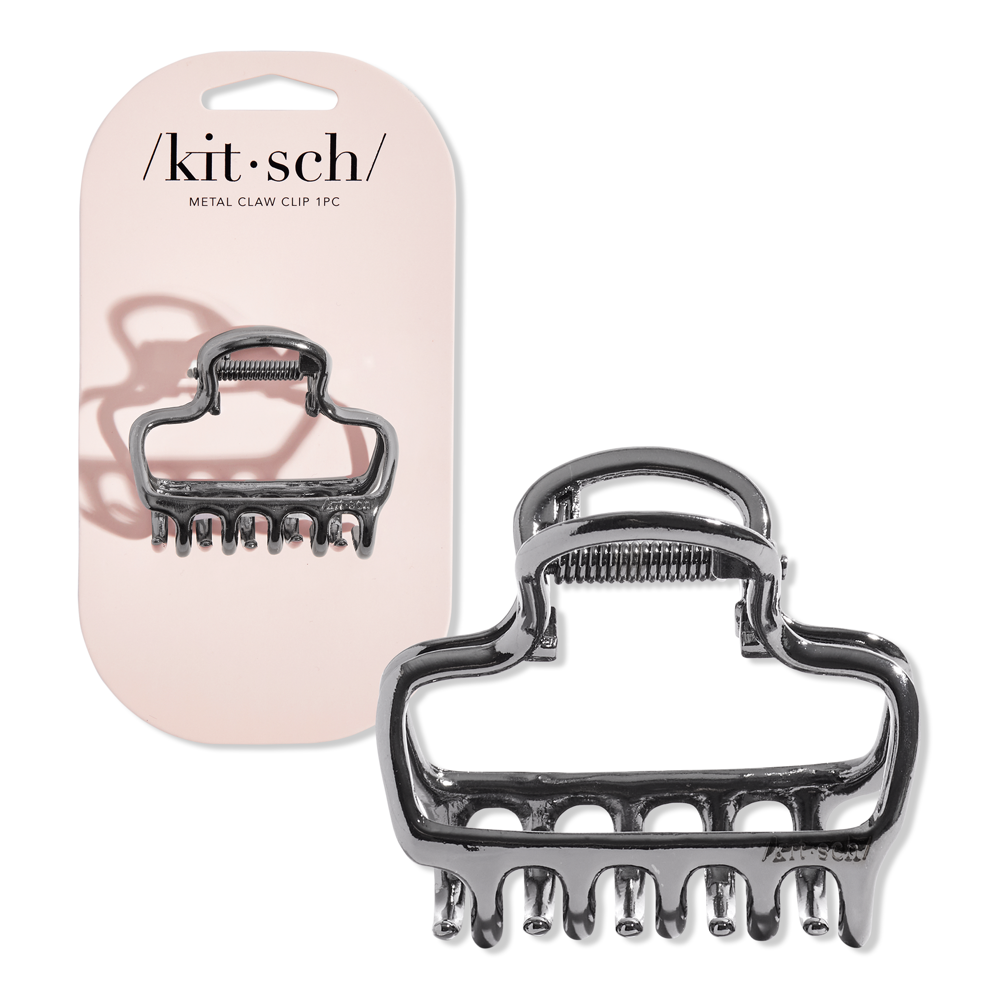 Kitsch Metal Medium Open Shape Puffy Claw Clip #1