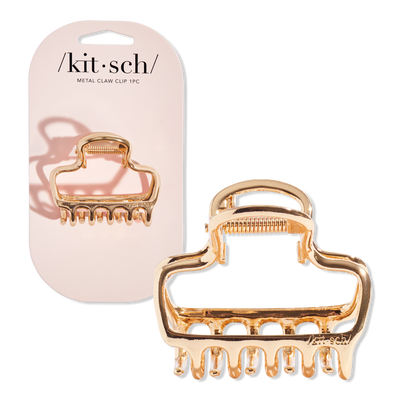 Kitsch Metal Medium Open Shape Puffy Claw Clip