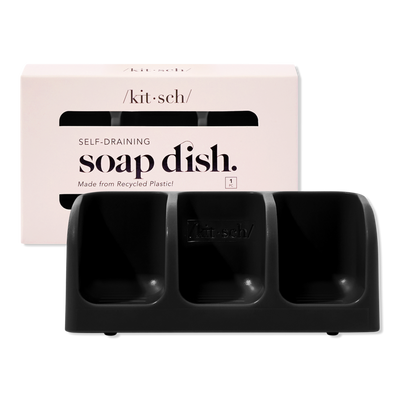 Kitsch Bottle-Free Beauty Self-Draining Soap Dish