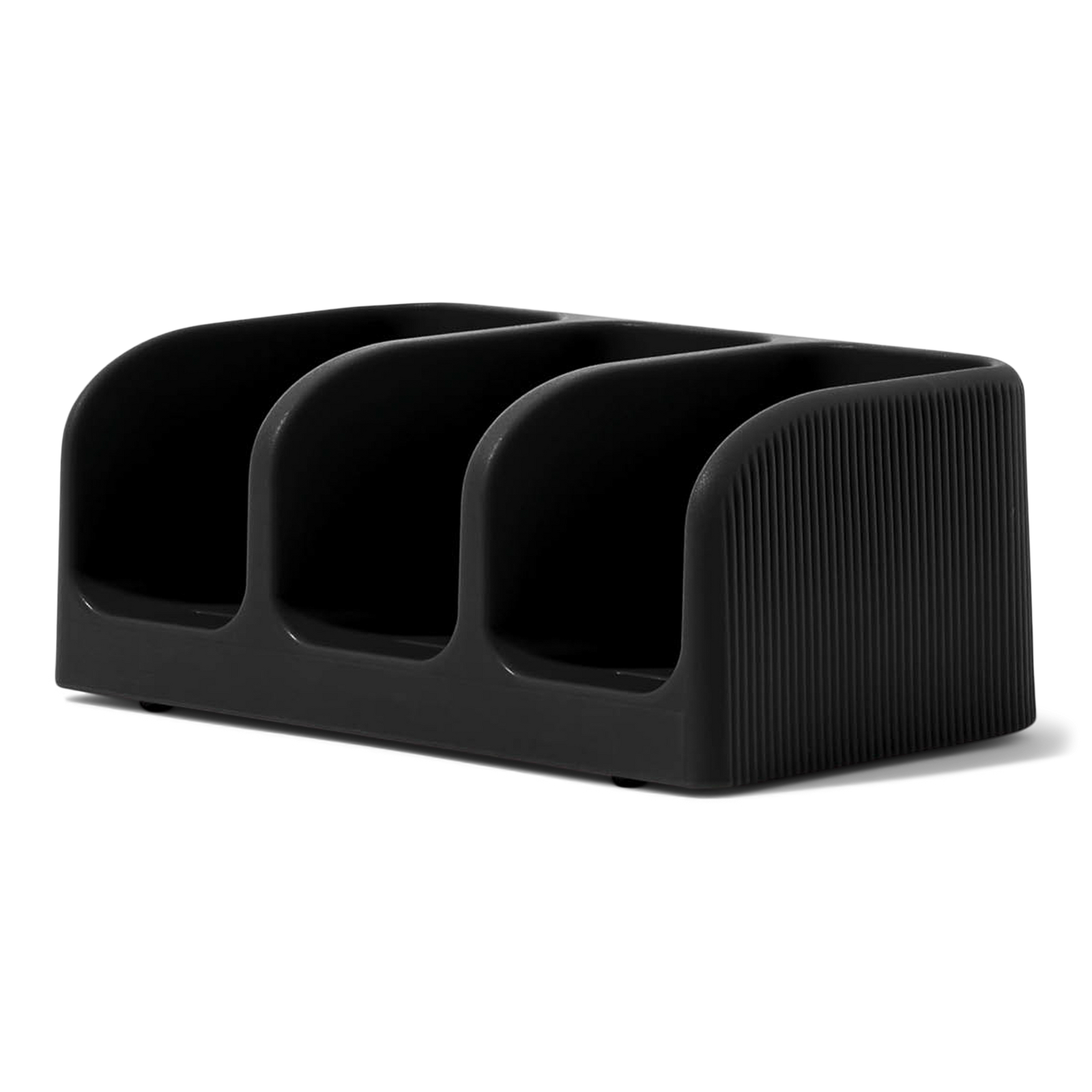Bottle-Free Beauty Self-Draining Soap Dish - Black
