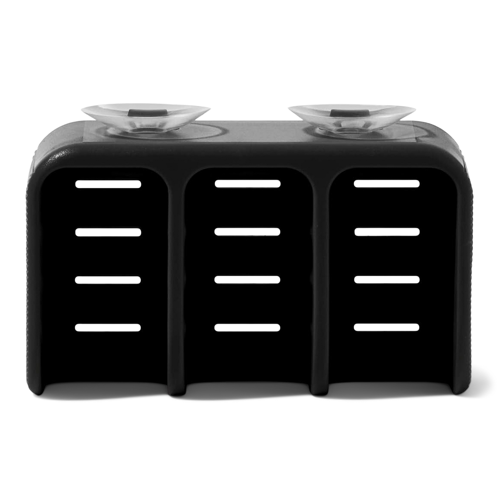 Bottle-Free Beauty Self-Draining Soap Dish - Black