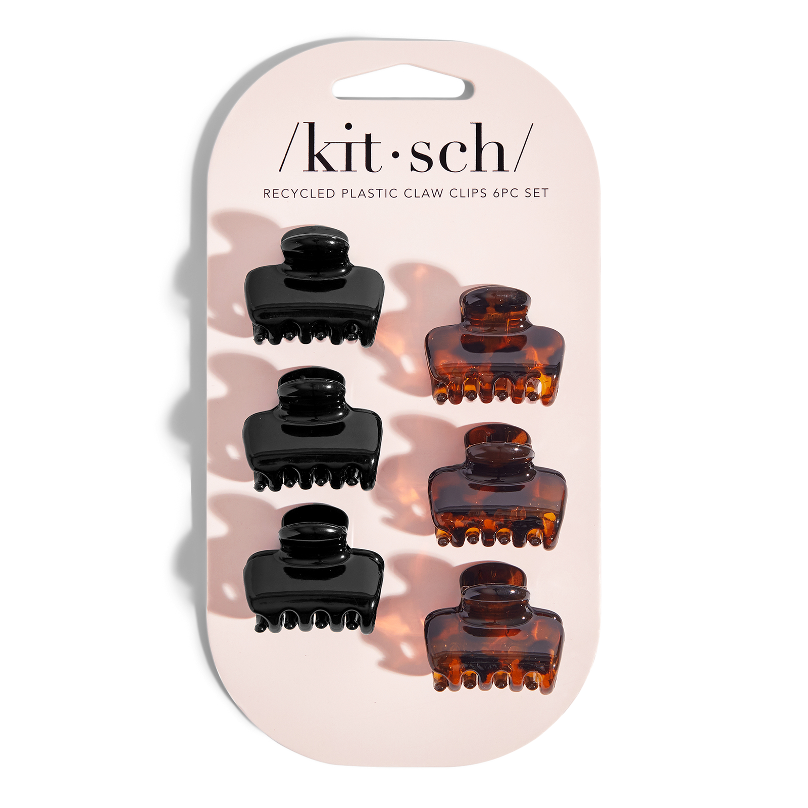 Recycled Plastic Mini Puffy Claw Clips