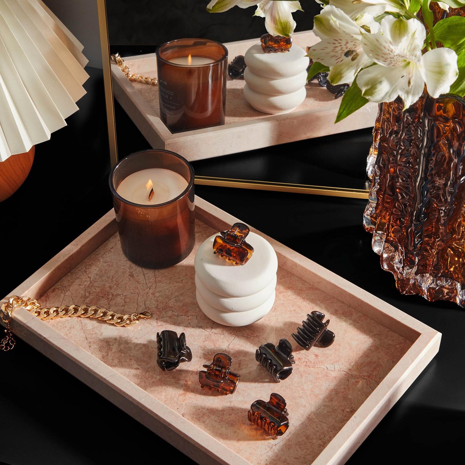 Recycled Plastic Mini Puffy Claw Clips