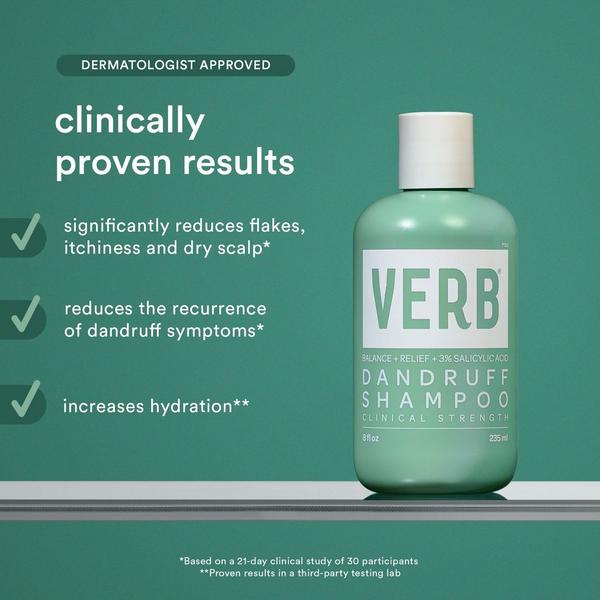 Verb Dandruff Shampoo with Salicylic Acid for Dry and Flaky Scalp #5