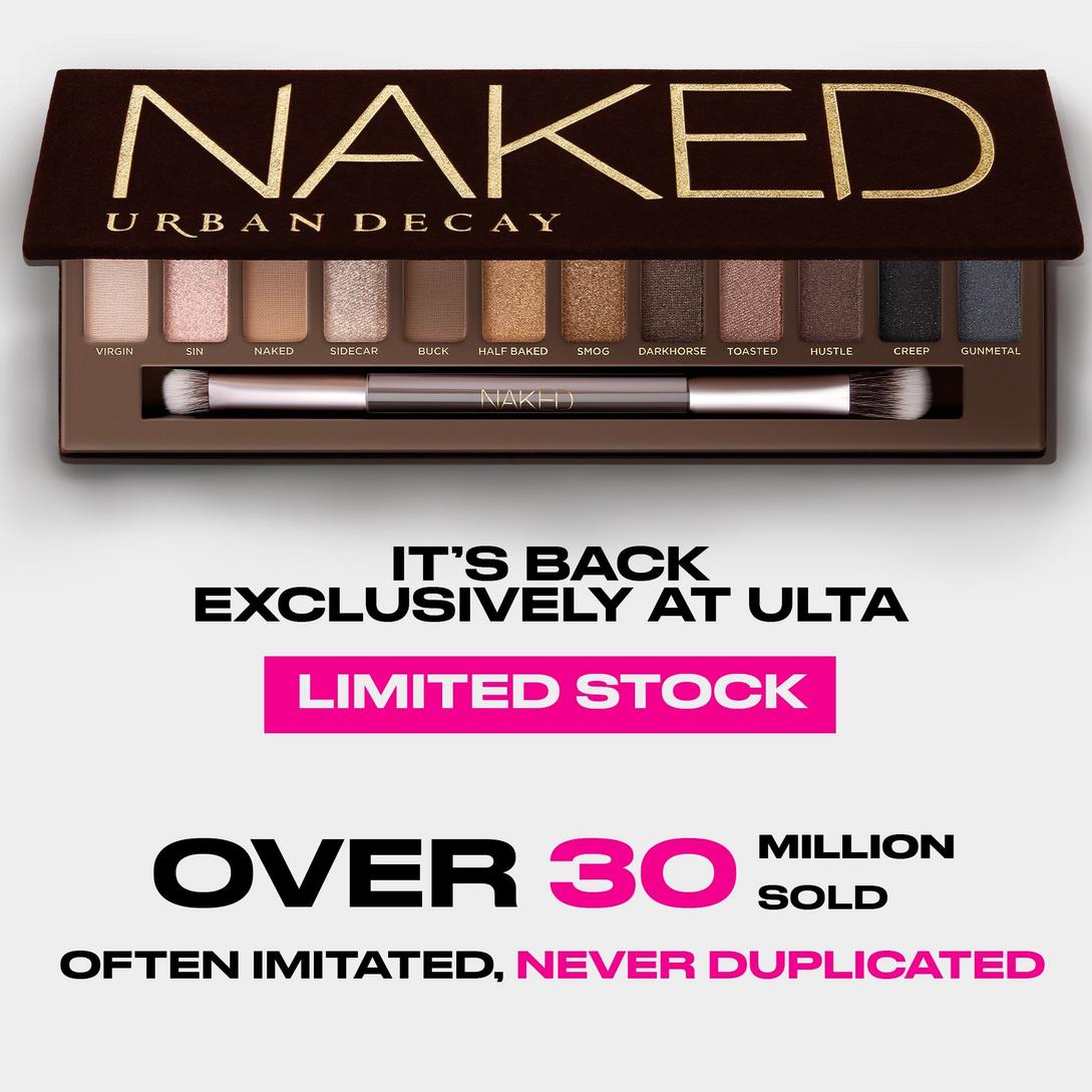 The ORIGINAL Naked Eyeshadow Palette - Limited Edition​ - Urban Decay  Cosmetics | Ulta Beauty