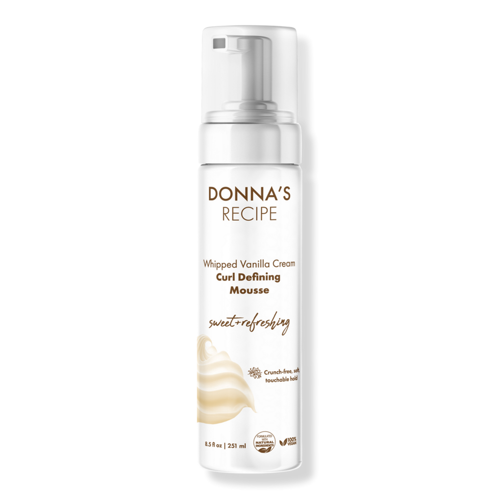 Donna's Recipe Whipped Vanilla Cream Curl Defining Mousse