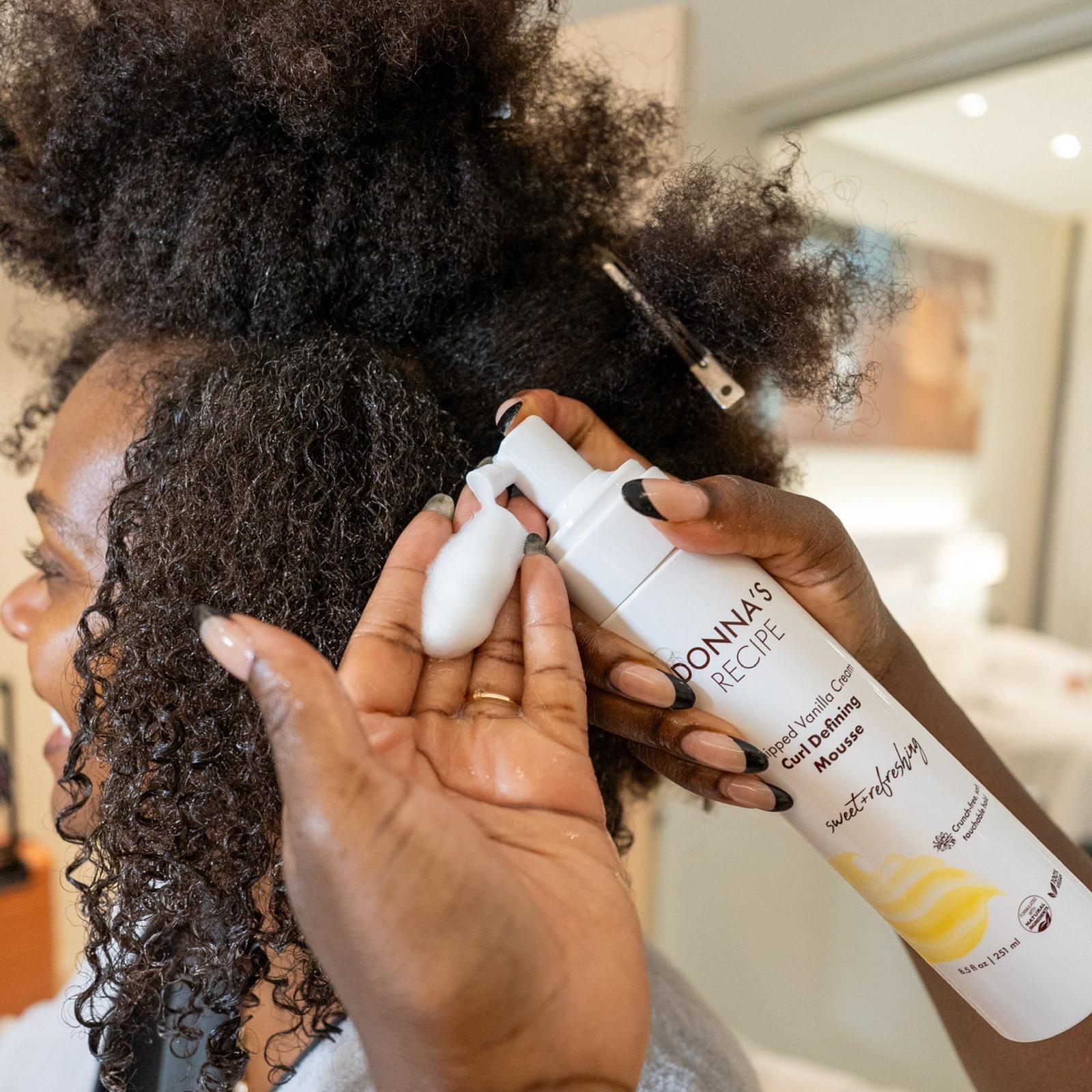 Whipped Vanilla Cream Curl Defining Mousse