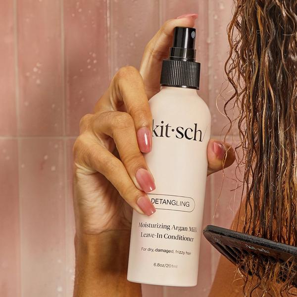 Kitsch Moisturizing Argan Milk Leave-In Conditioner #4