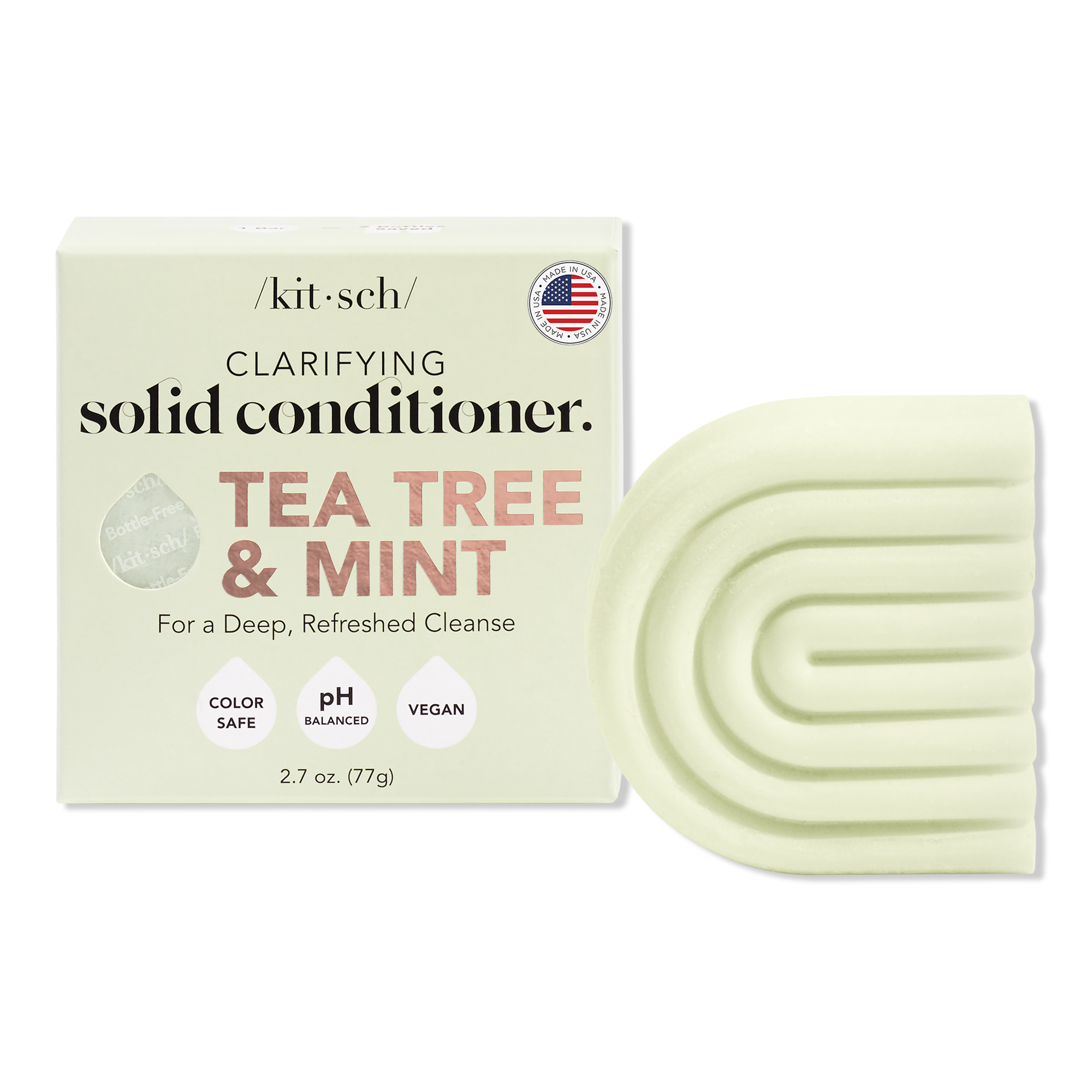 Kitsch Tea Tree & Mint Clarifying Solid Conditioner Bar #1