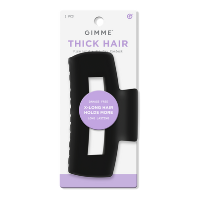 GIMME beauty Thick Hair Large Claw Clip Cavity - Black