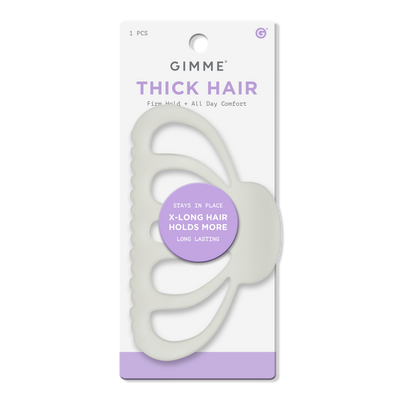 GIMME beauty Thick Hair Large Claw Clip Cavity - Cream