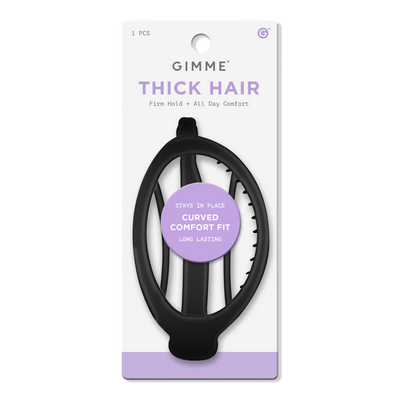 GIMME beauty Thick Hair Secure Lay Flat Claw Clip