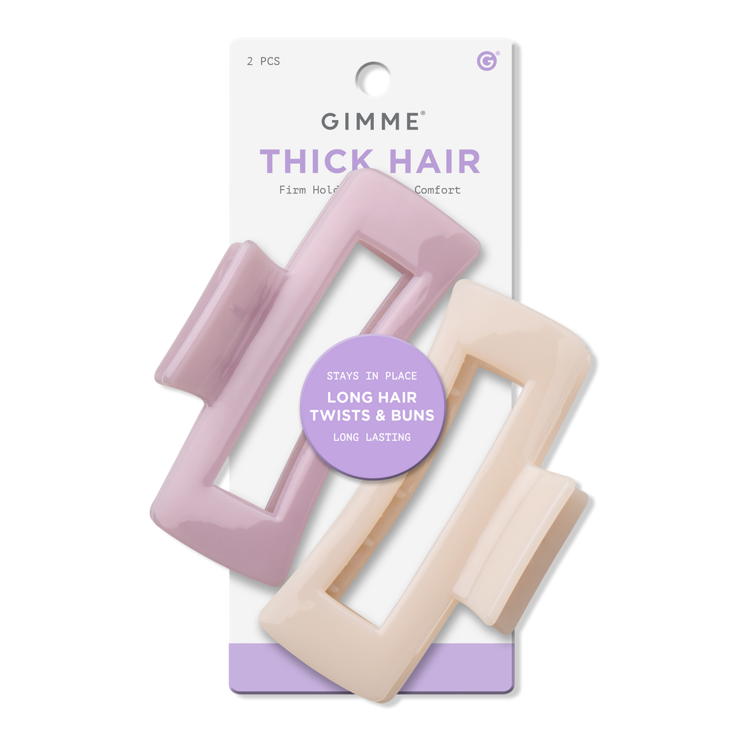 GIMME beauty Thick Hair Rectangle Claw Clip #1