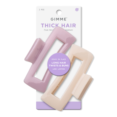 GIMME beauty Thick Hair Rectangle Claw Clip