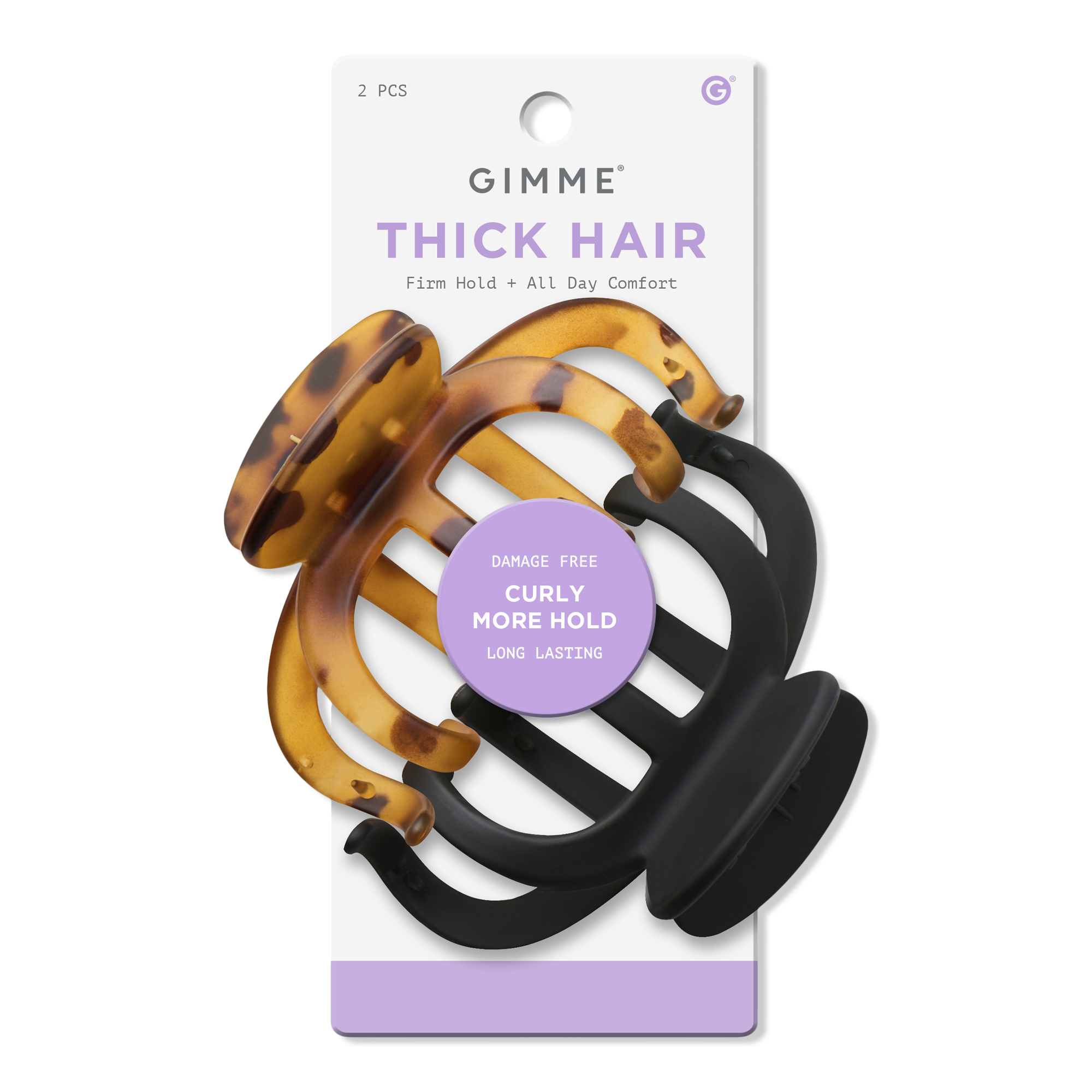 GIMME beauty Thick Hair Curly Claw Clip #1