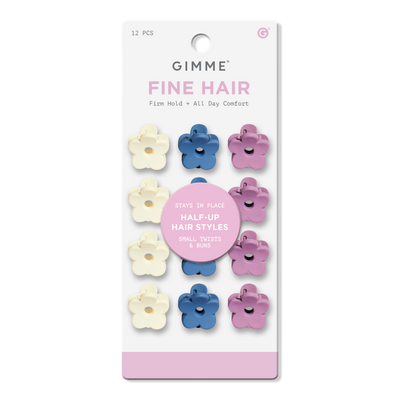 GIMME beauty Fine Hair Tiny Flowers Claw Clip