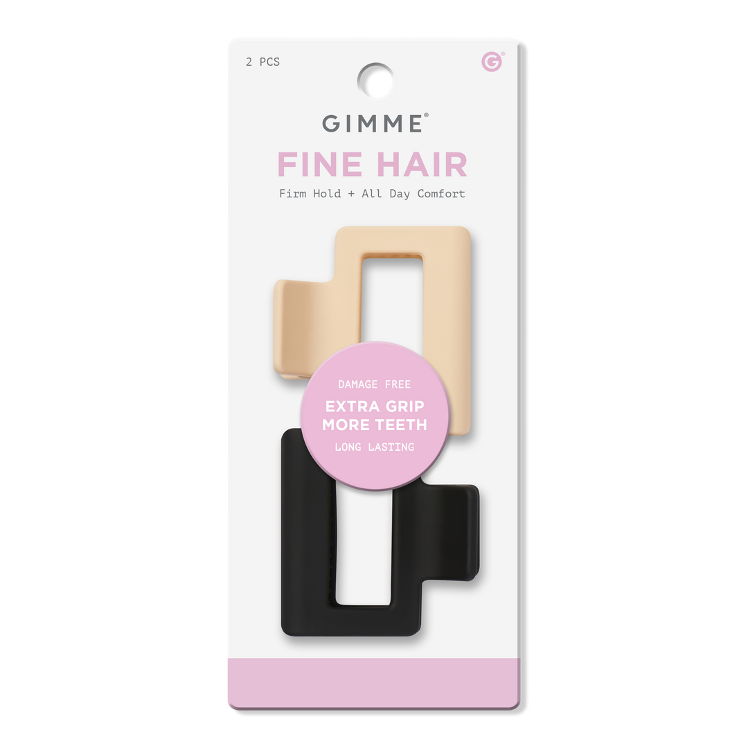 GIMME beauty Fine Hair Square Extra Grip Claw Clip #1