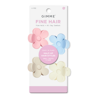 Fine Hair Small Flowers Claw Clip