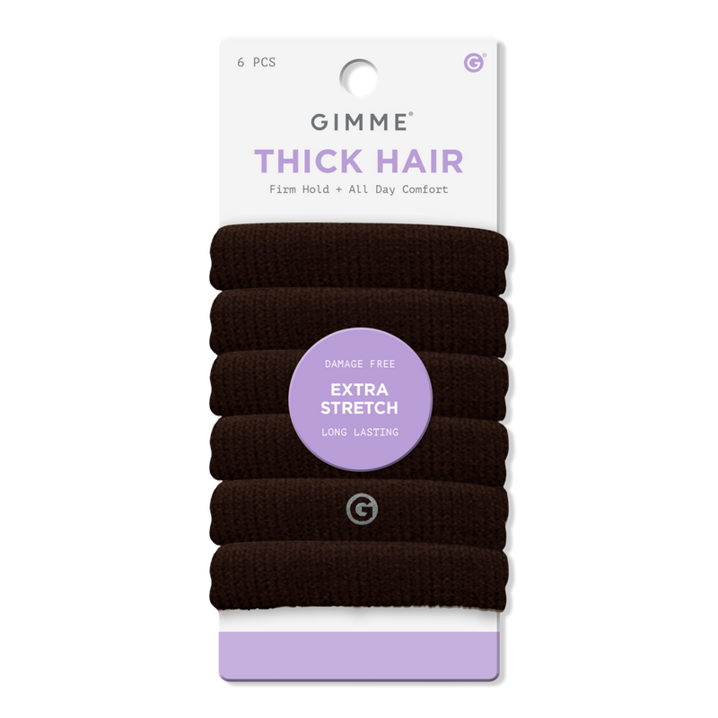 GIMME beauty - Dark Brown Thick Hair Extra Stretch Hair Band
