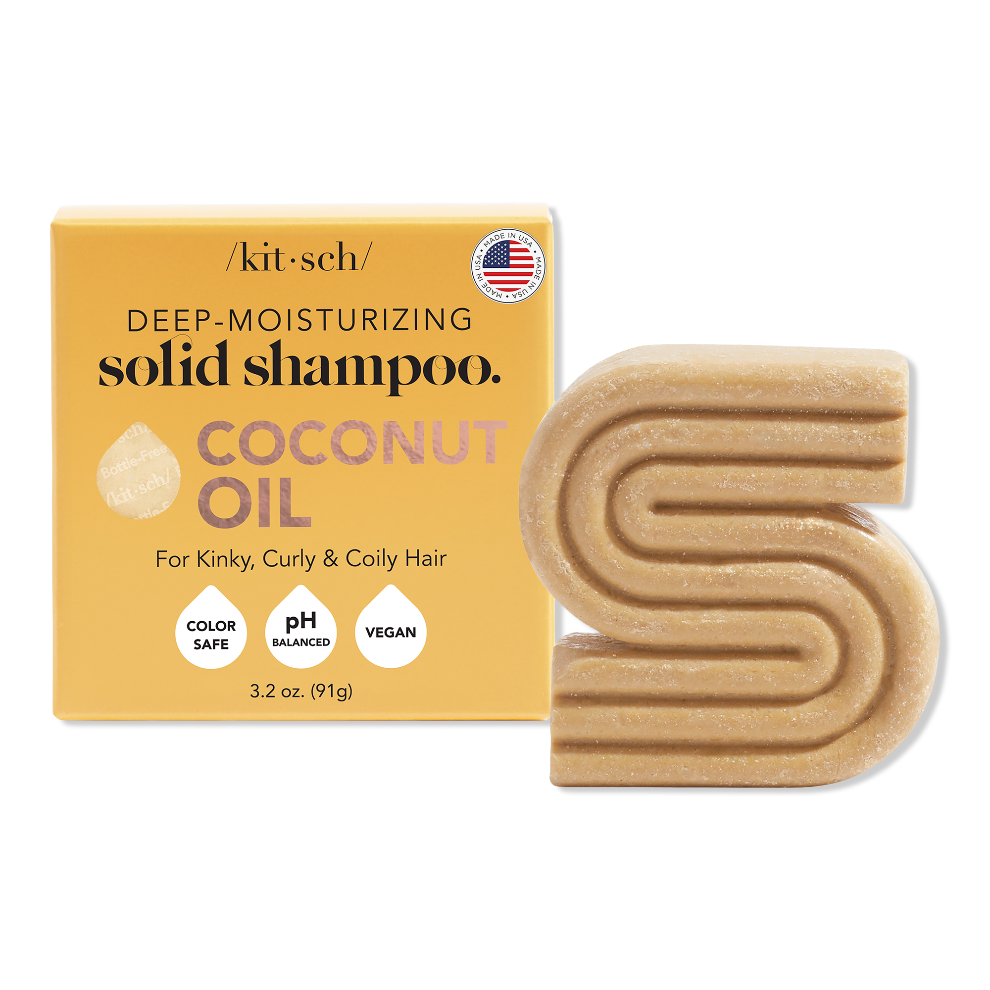 Kitsch Coconut Oil Deep-Moisturizing Solid Shampoo Bar #1