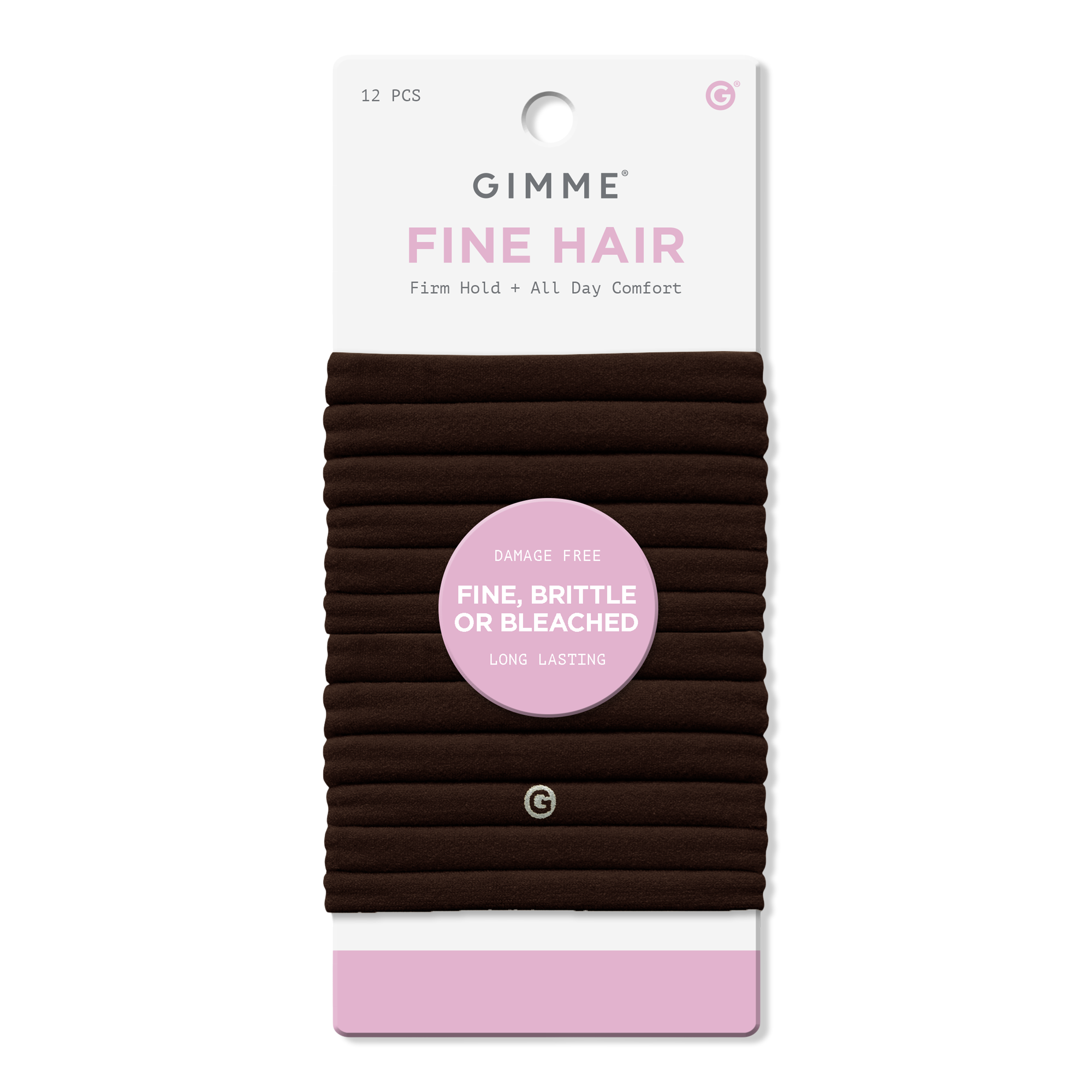 GIMME beauty - Dark Brown Fine Hair Bands | Ulta Beauty