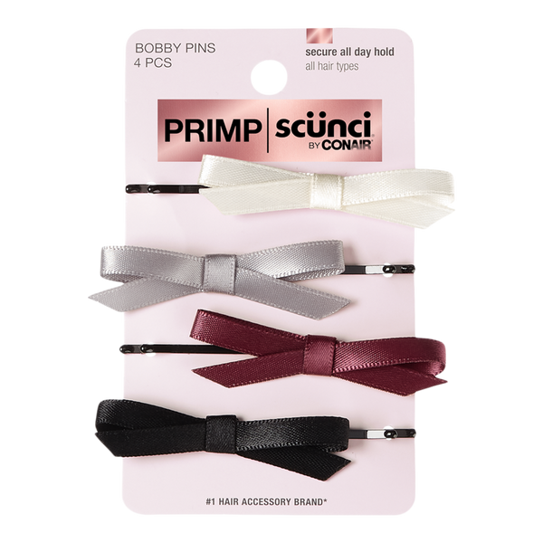 Scünci Primp Bobby Pins with Bow #2