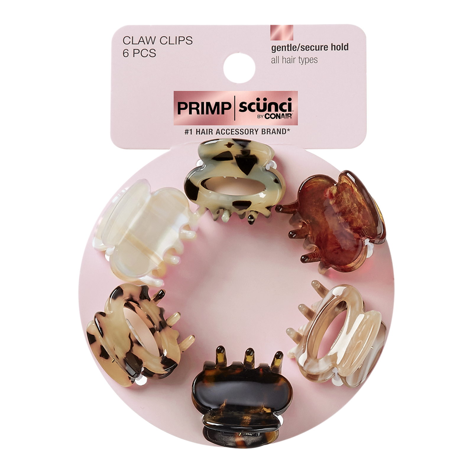 Primp 2.5cm Claw Clips