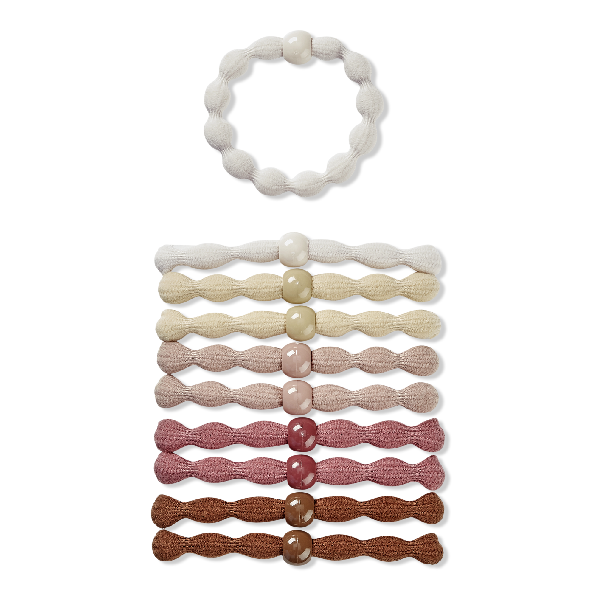 Scünci Ponytail Textured Elastics #1
