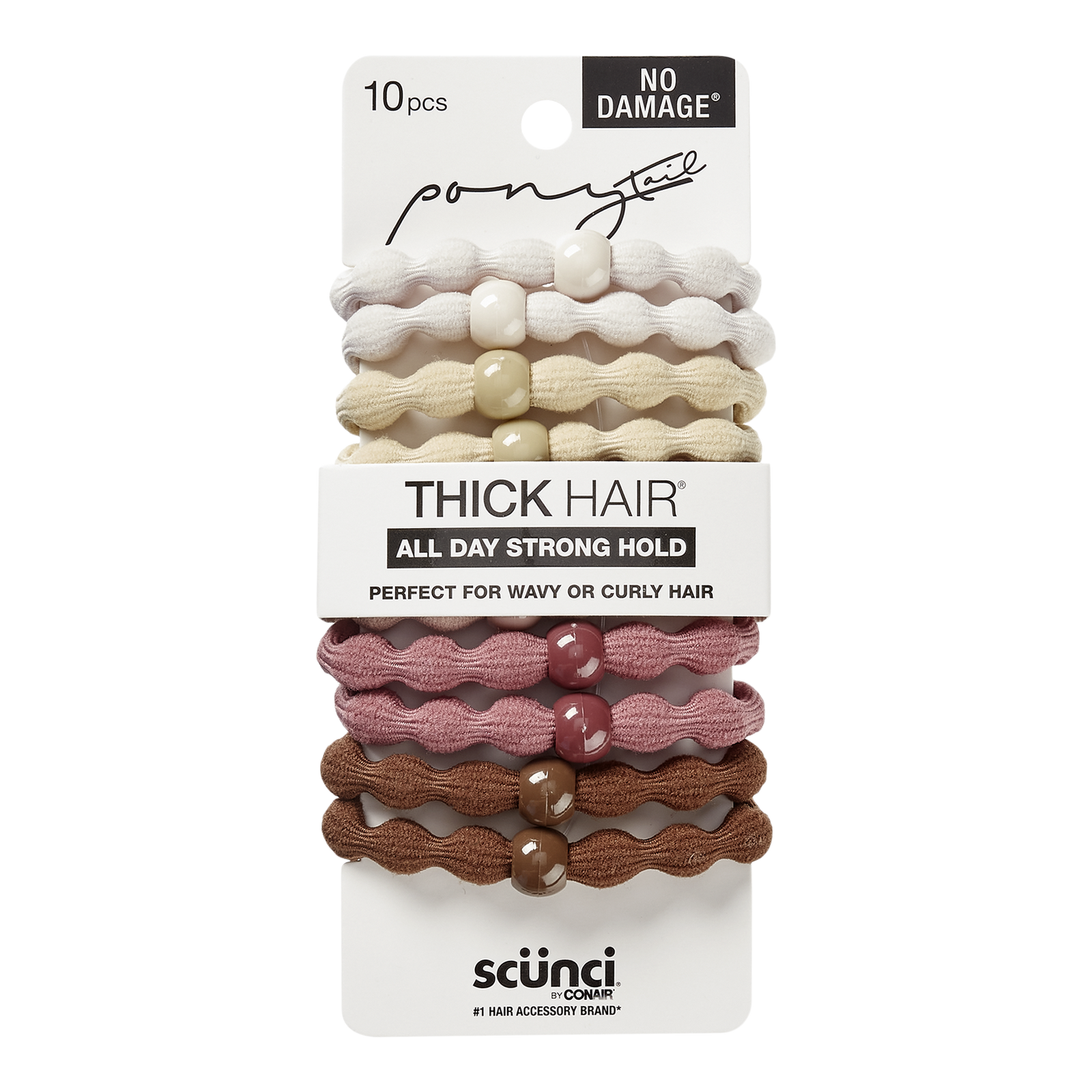 Ponytail Textured Elastics