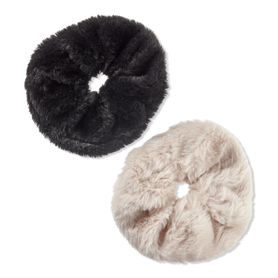 Scünci Ponytail Faux Fur Scrunchies