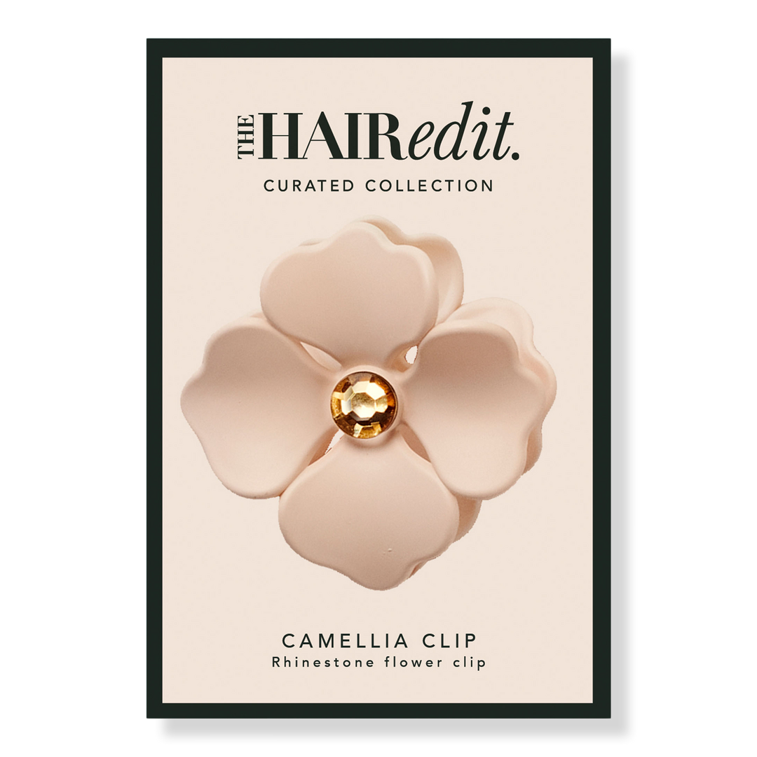 The Hair Edit Camellia Rhinestone Flower Claw Clip #1