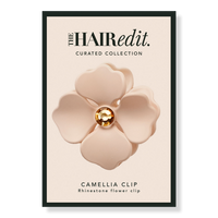 Camellia Rhinestone Flower Claw Clip