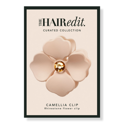 The Hair Edit Camellia Rhinestone Flower Claw Clip