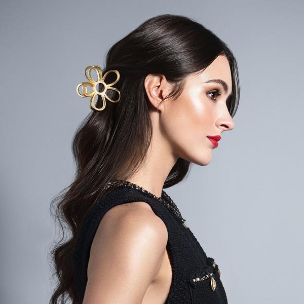 The Hair Edit Gilded Secret Garden Flower Claw Clip #6