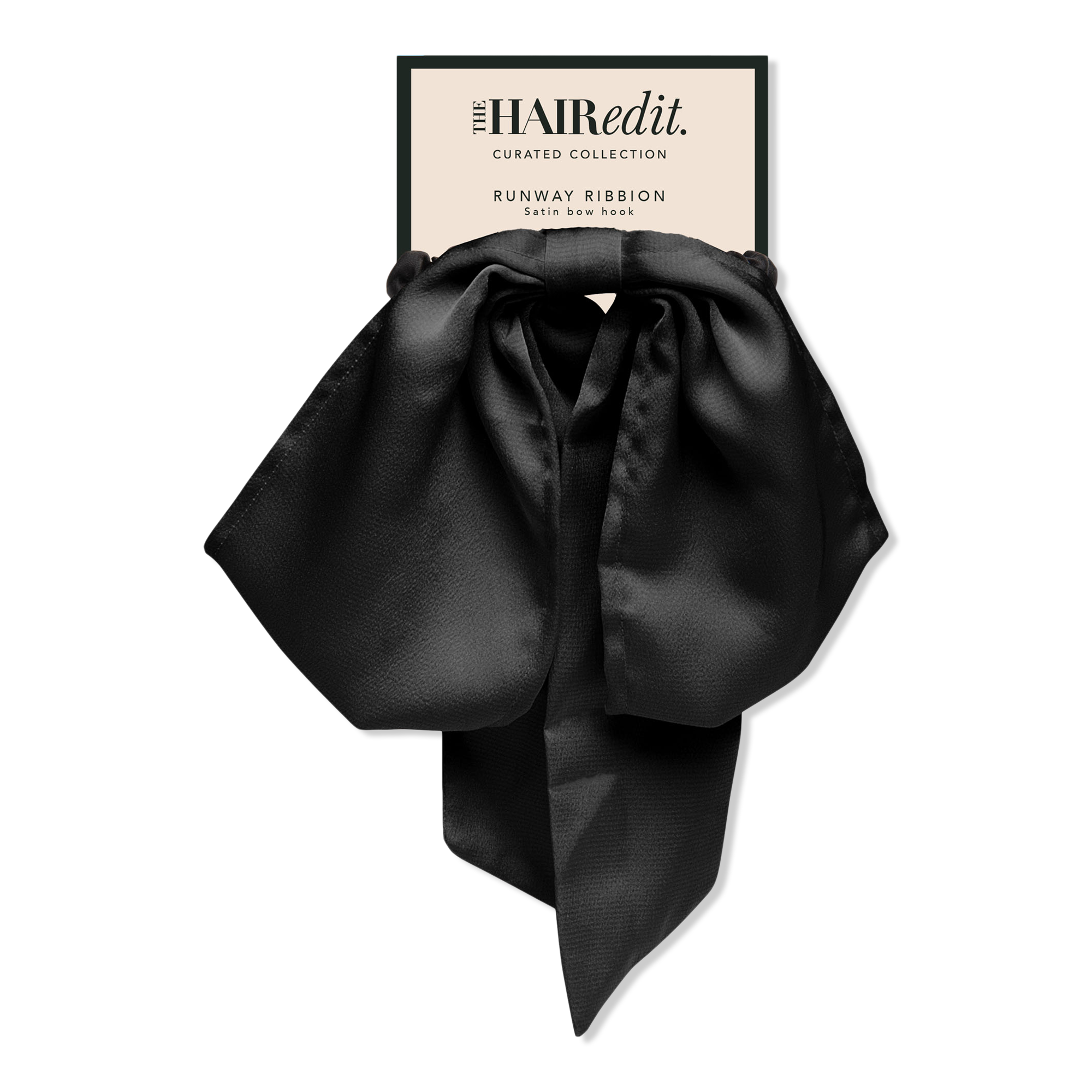 The Hair Edit Runway Ribbon Bow Hook Satin Scrunchie #1