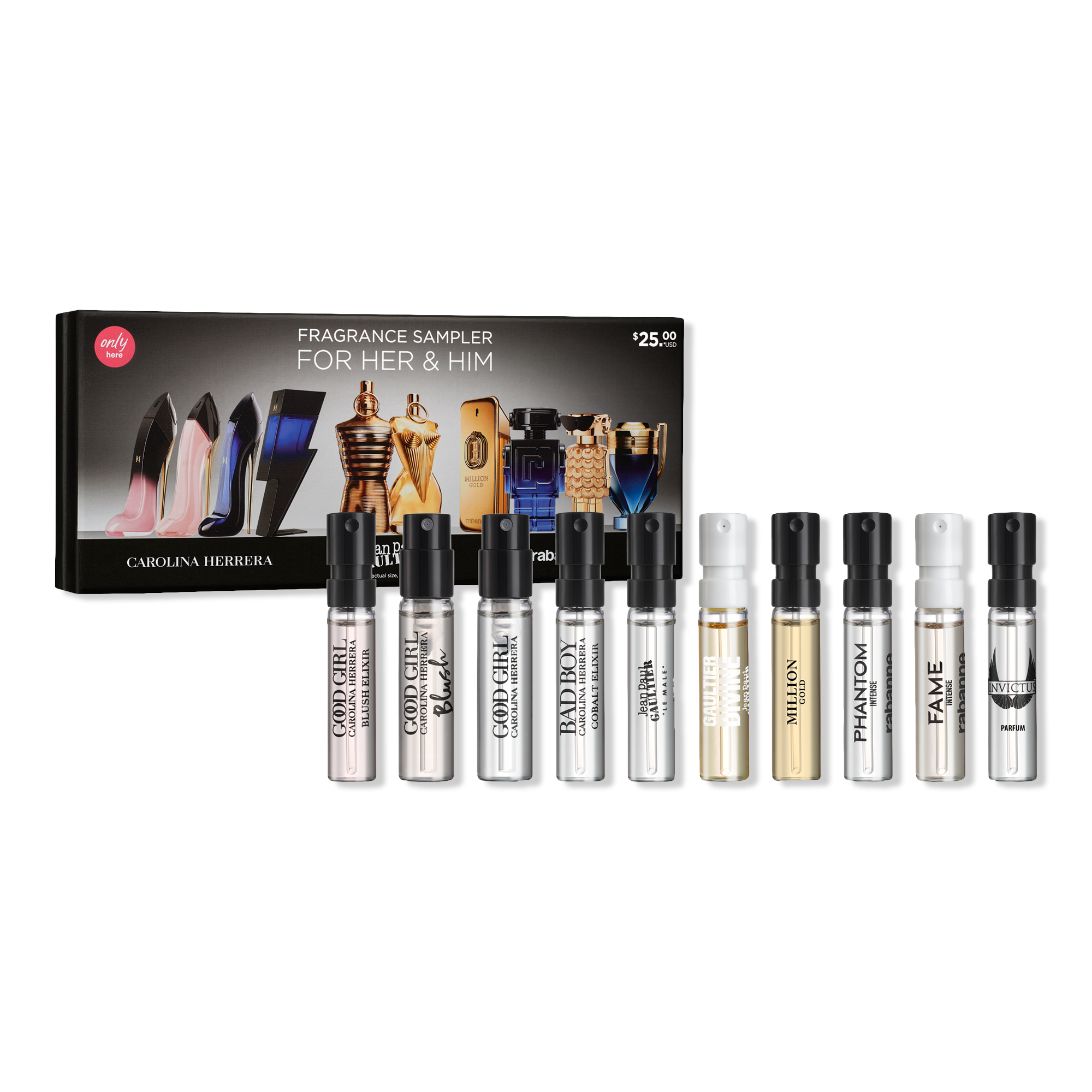 Carolina Herrera Iconic Multi-branded Fragrance Sampler for Her & Him #1