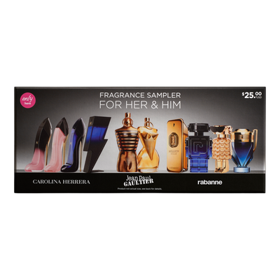 Iconic Multi-branded Fragrance Sampler for Her & Him