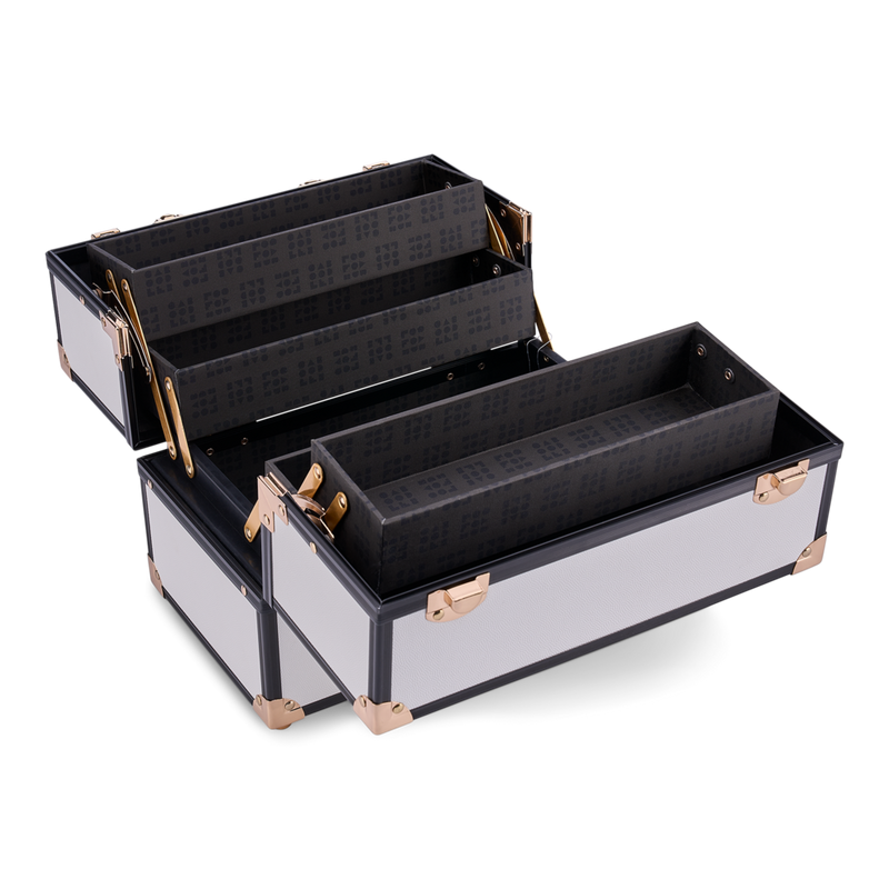 caboodles travel makeup bag On-The-Go Girl Box, Two-Tone Lilac on Cobalt, Hard Plastic Makeup Organizer Box, Built-In Mirror, Secure Latch for Safe Travel, Spacious Storage for Large Items : Clothing, Shoes & Jewelry skincare products Caboodles Make Me Over Cosmetic