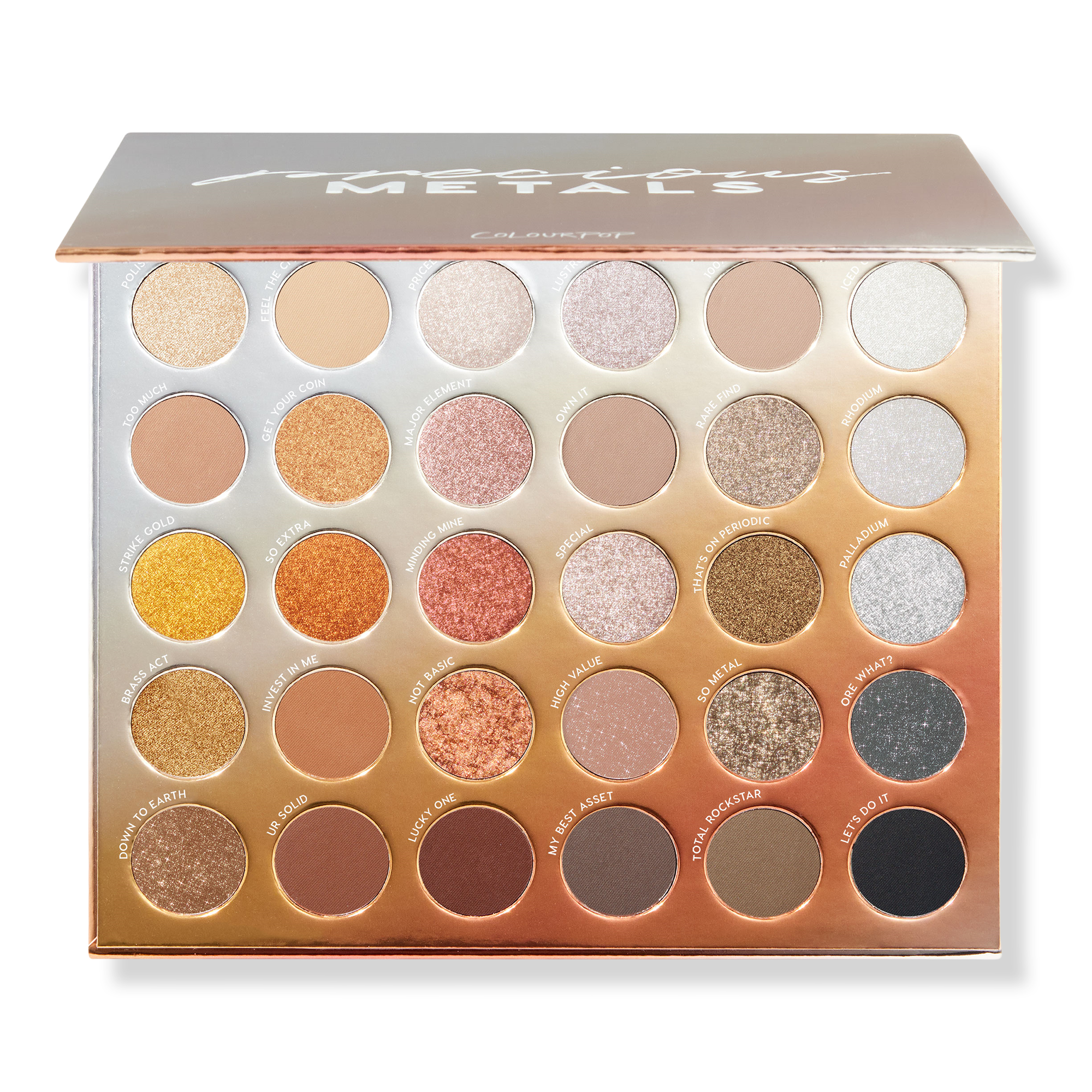 ColourPop Precious Metals Eyeshadow Palette #1