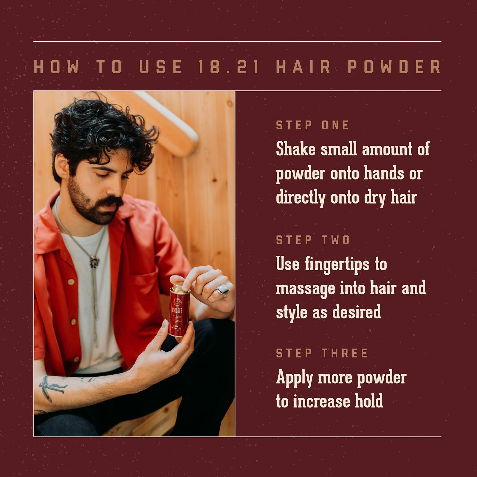 Sweet Tobacco Hair Styling Powder