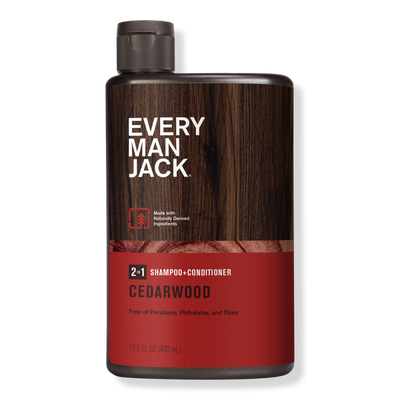 Every Man Jack Cedarwood Men's 2-in-1 Shampoo + Conditioner