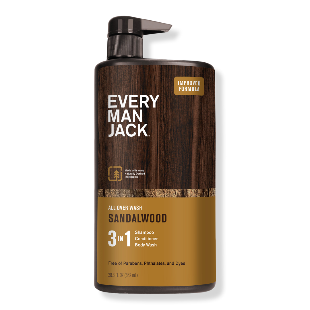 Every Man Jack Hydrating Men's 3-in-1 Body Wash and Shampoo & Conditioner #1