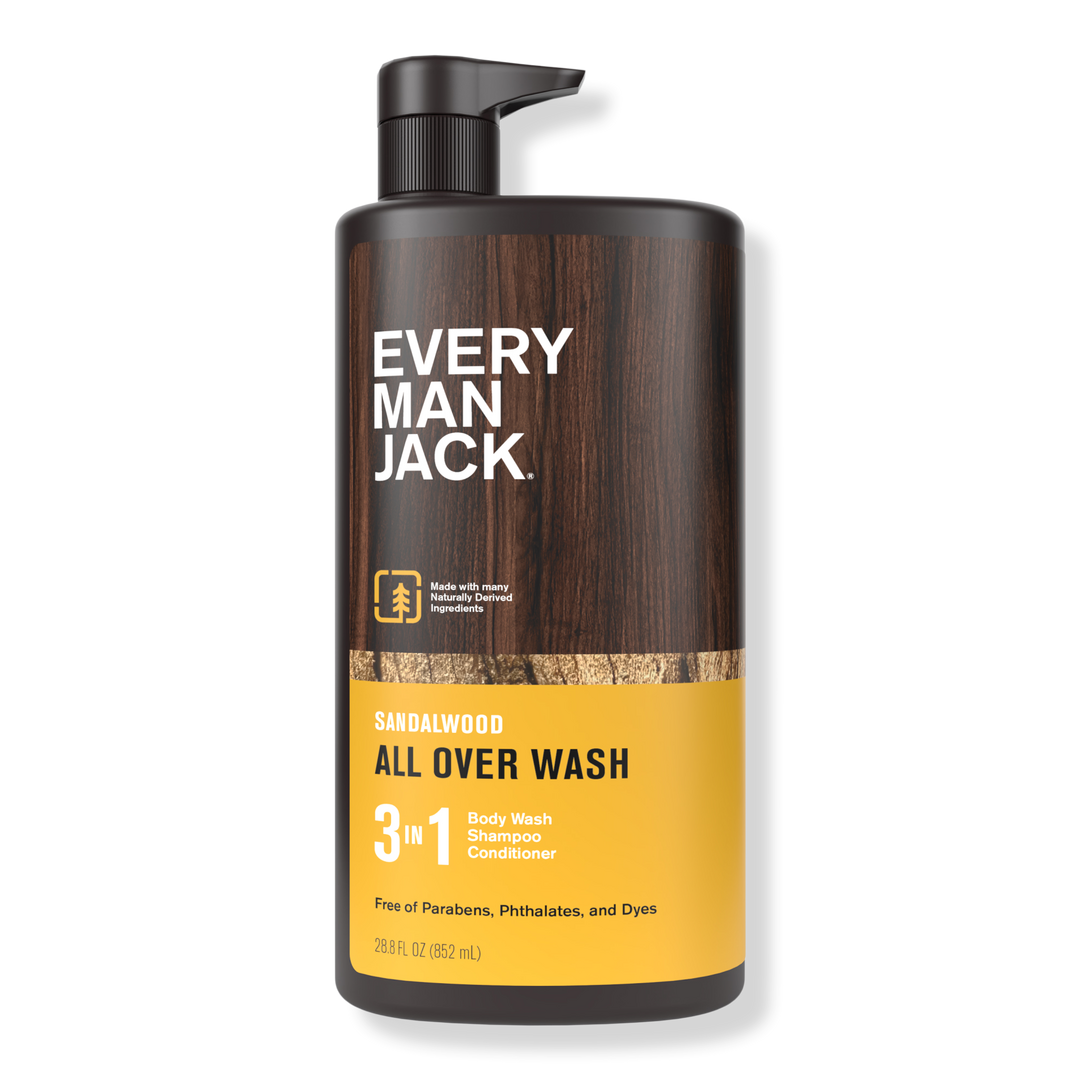 Every Man Jack Hydrating Men's 3-in-1 Body Wash and Shampoo & Conditioner #1