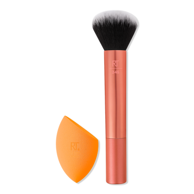 Real Techniques Everything Blending Makeup Brush + Sponge Duo