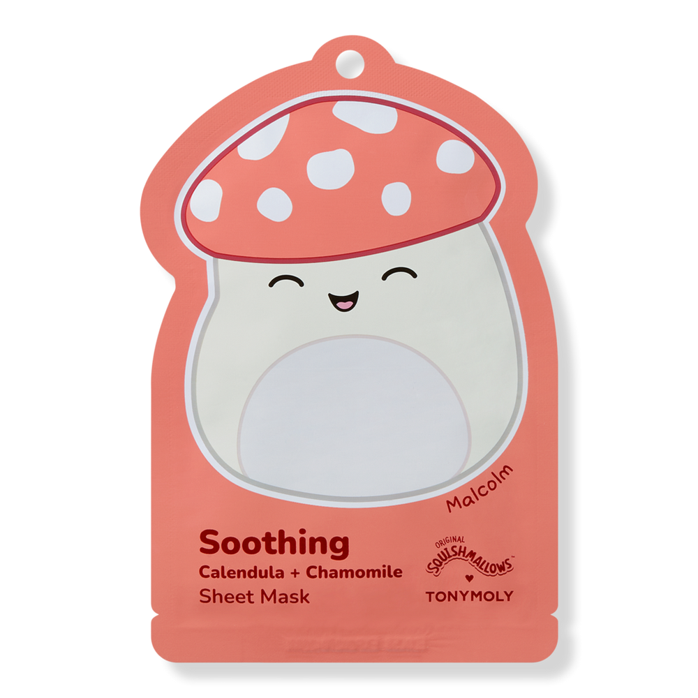 Tonymoly Squishmallows Hydrating Printed Essence Facial Sheet Masks - Malcom Soothing